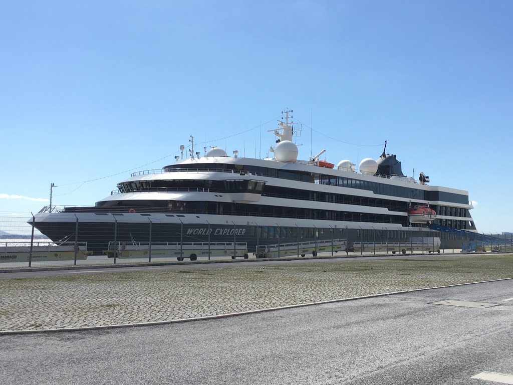 ferry docked at harbor